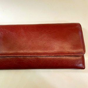 HOBO Women’s Trifold Red Wallet NEW